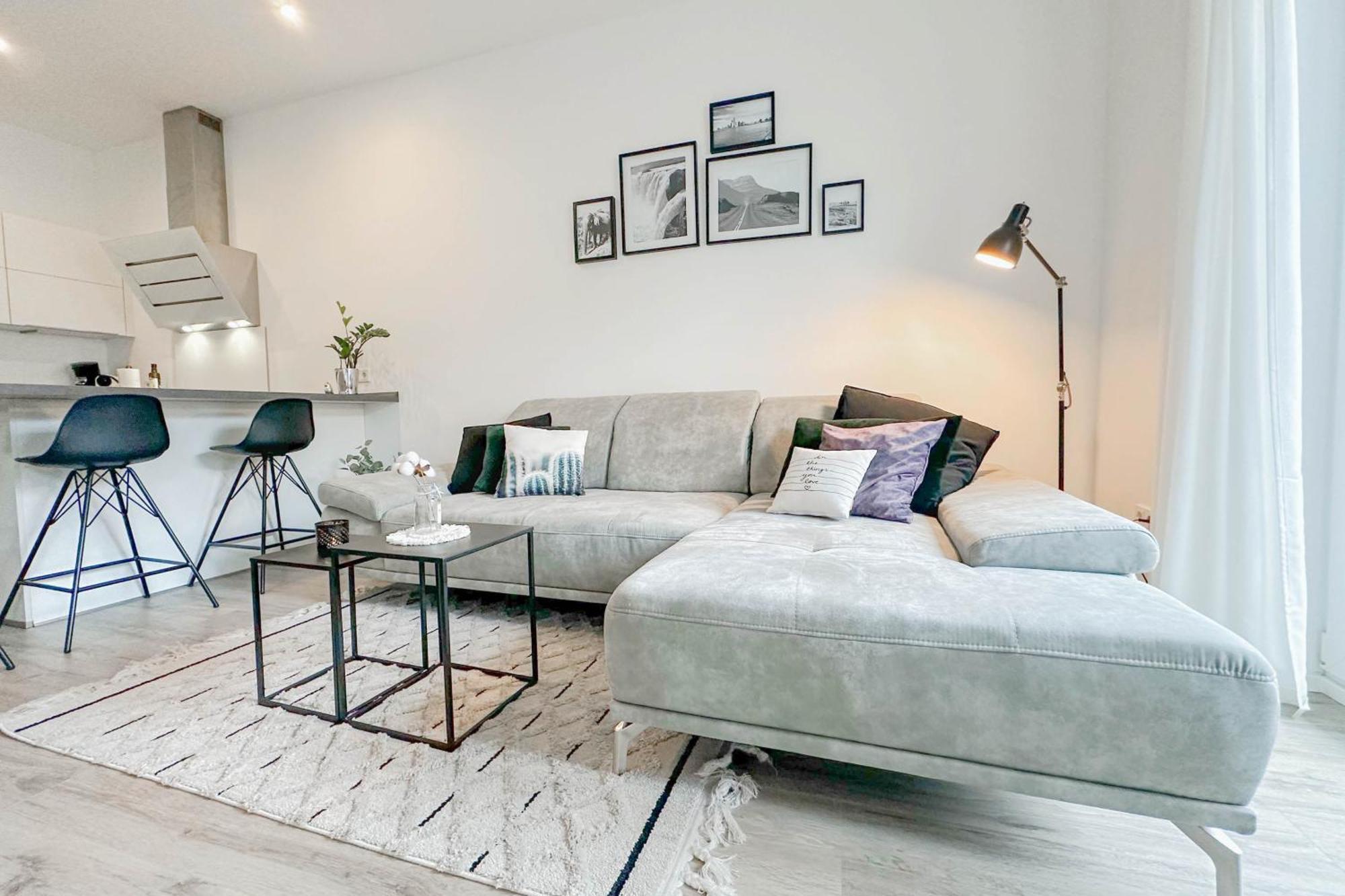 Modernes Trierer Cityloft Mit Grossem Balkon Kültér fotó