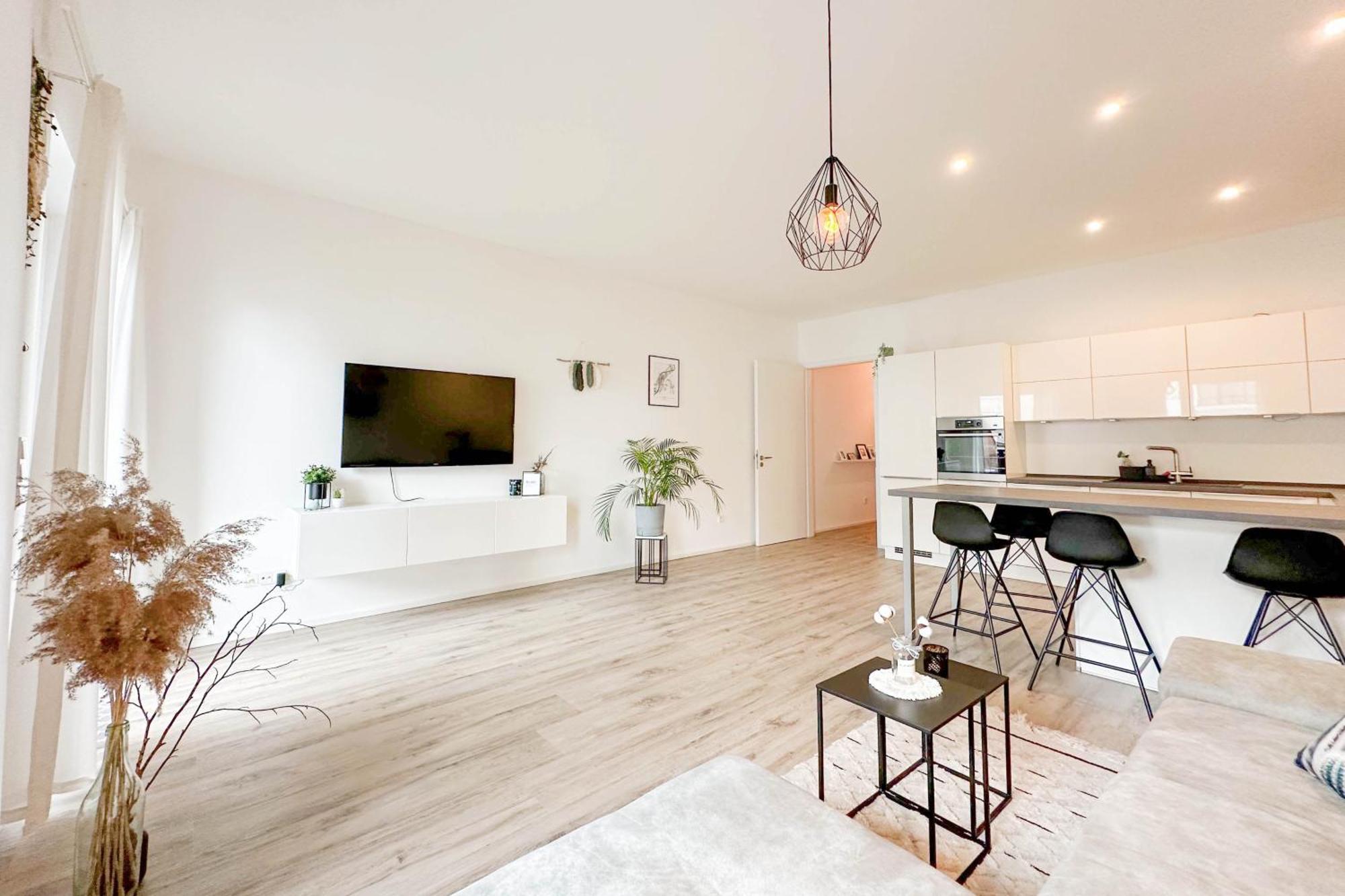 Modernes Trierer Cityloft Mit Grossem Balkon Kültér fotó